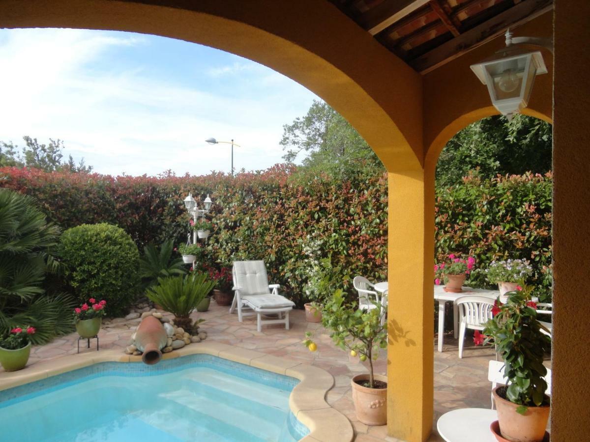 Deux Chambres Chez L'Habitant Dans Villa De Charme Avec Piscine Et Proche Mer Кюэр Экстерьер фото